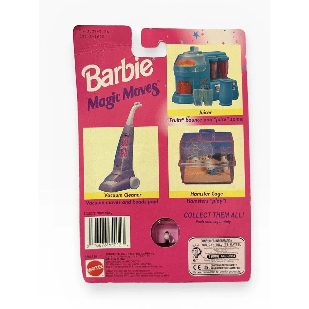 SEALED NEW - 1995 Mattel Barbie Magic Moves‎ Wind Up Pet Hamster Cage